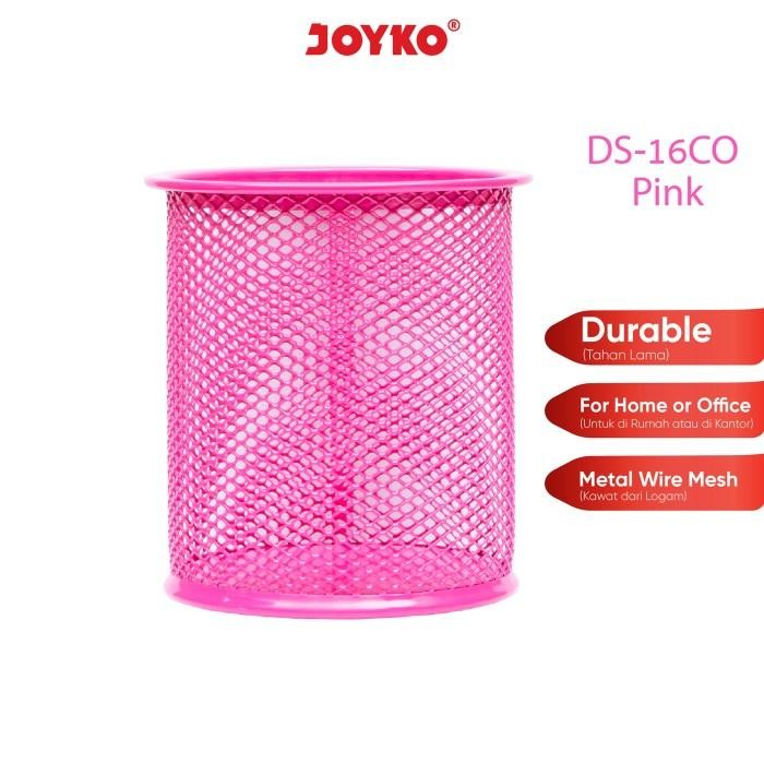 

R P e Desk Set / Pen Holder / Tempat Alat Tulis Jaring Jala Joyko DS-16 - DS-16CO Pink