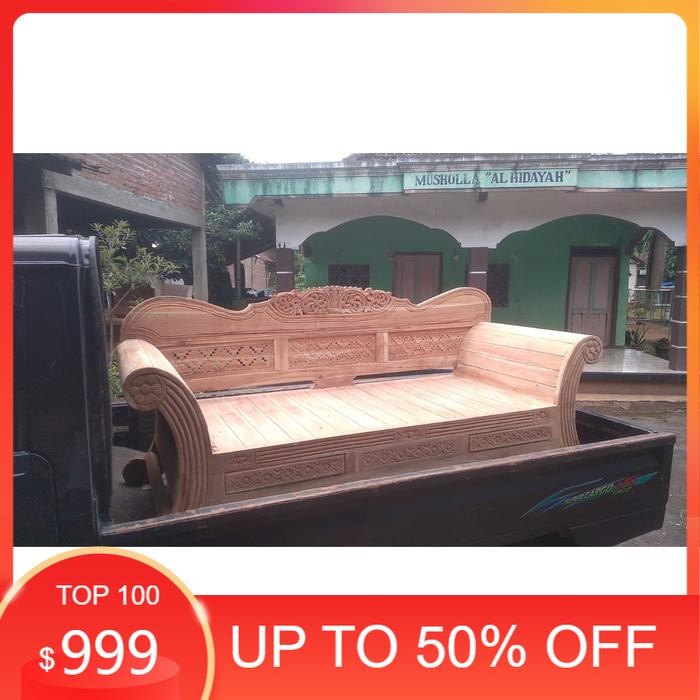 kursi bale bale risban termurah dari kayu jati model madura termurah ukir ukiran kembangan gebyog ja