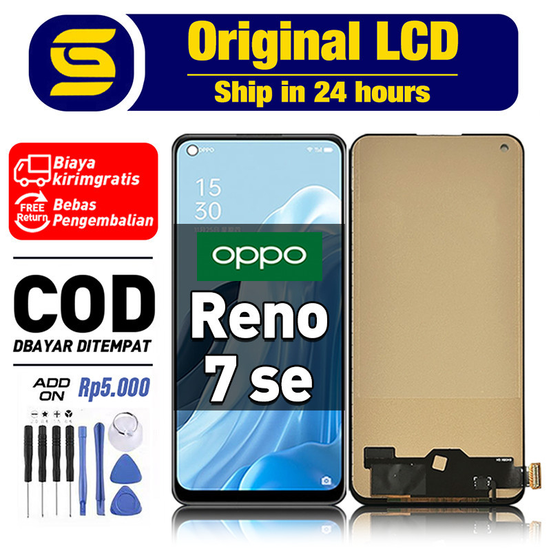 LCD OPPO Reno 7 SE Original Touchscreen Fullset Compatible For Glass Digitizer ori asli COD