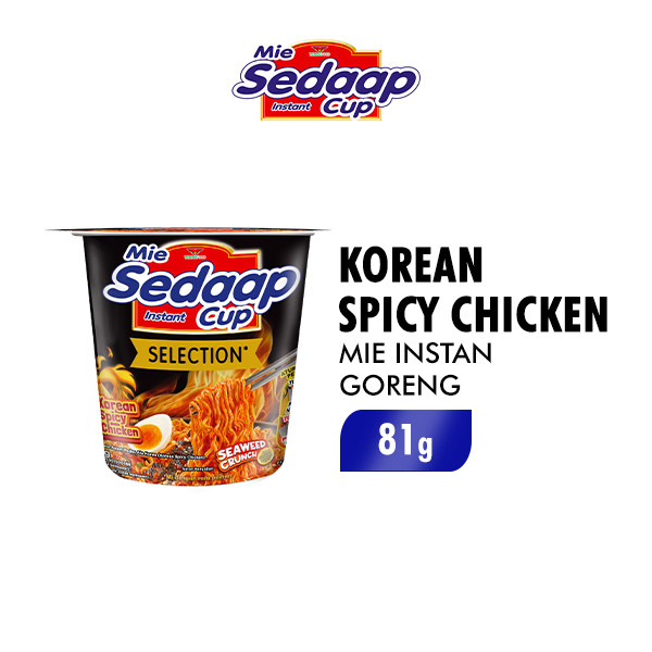 

Sedaap Mie Instan Cup Korean Spicy Chicken 81 gr
