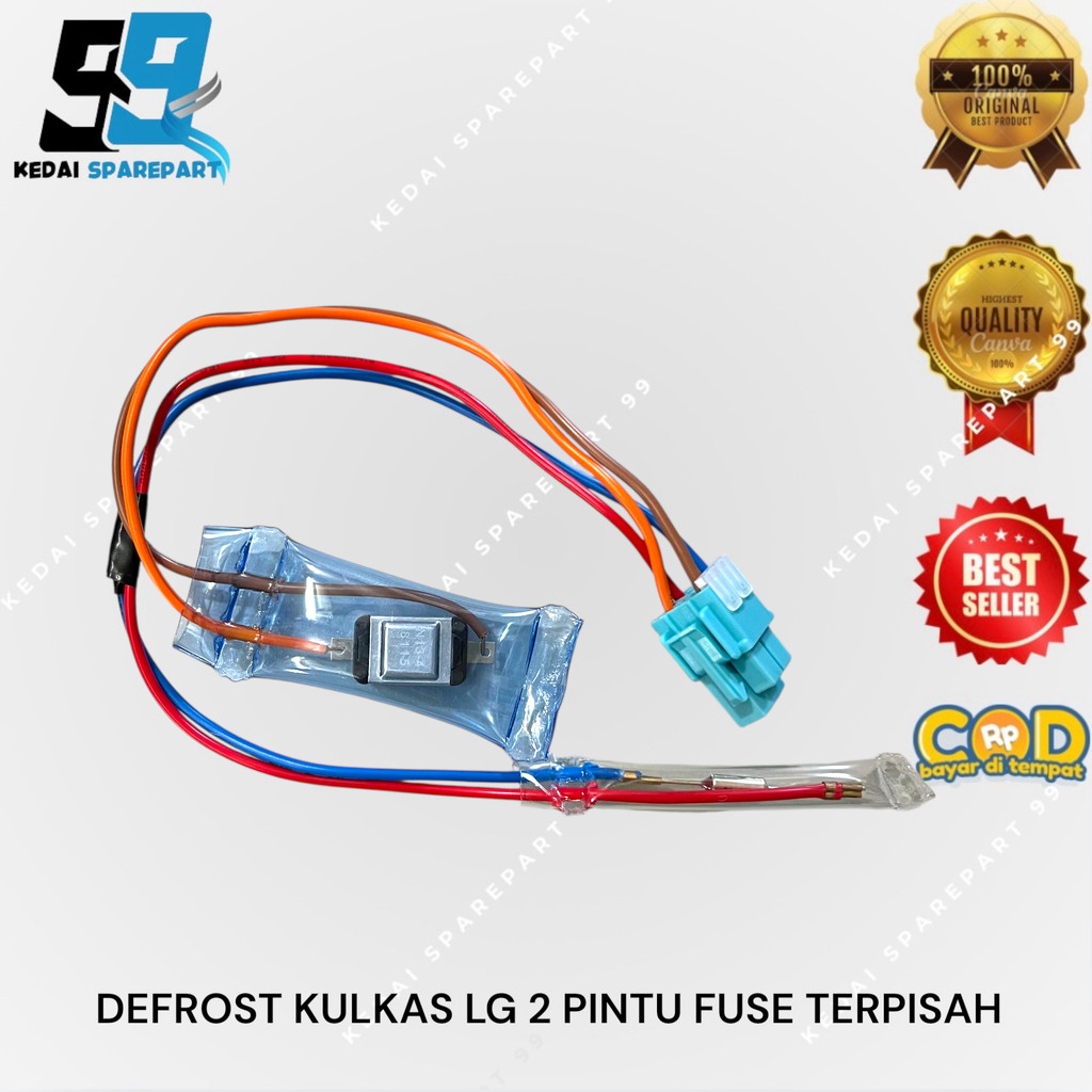 DEFROST FUSE KULKAS LG 2 PINTU FUSE PISAH | DEFROST BIMETAL LG 2 PINTU FUSE TERPISAH