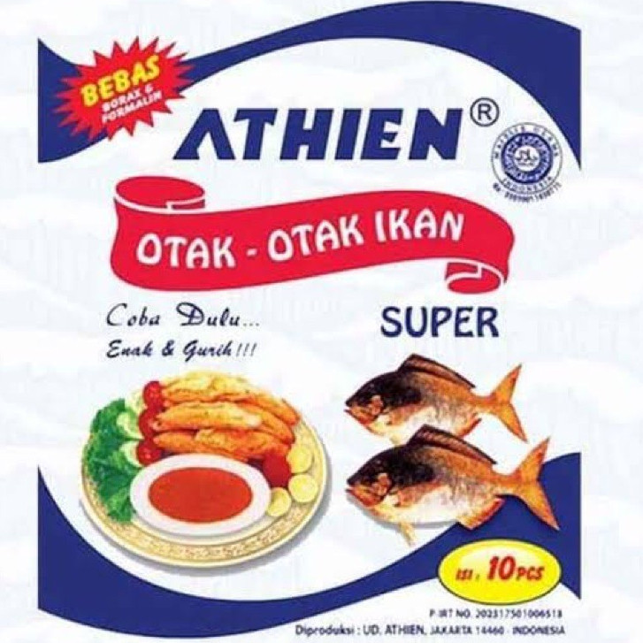 

Olahan Ikan Athien Otak-Otak Ikan isi 10 Kemasan 250 Gr
