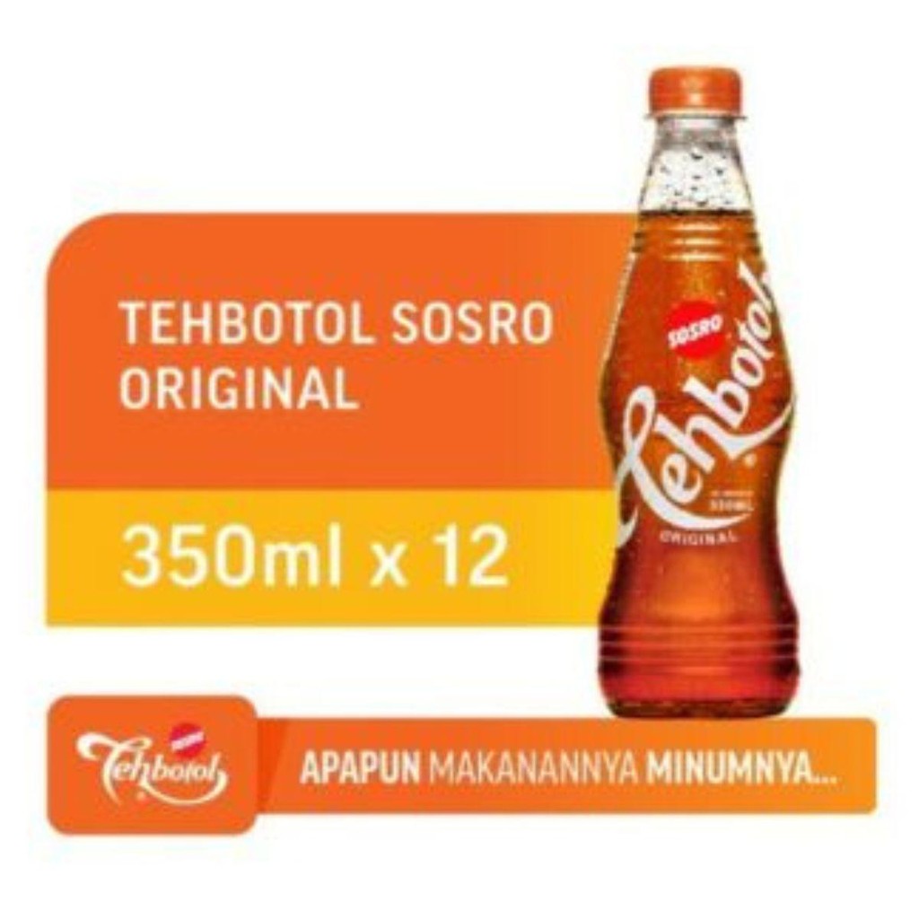 

Teh Botol Sosro Pet 350 ml. 1 Dus isi 12.