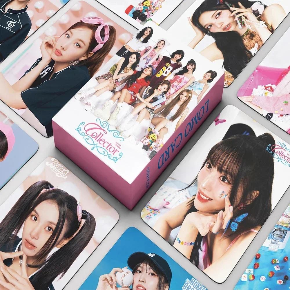 

55pcs TWICE Photocard New Album The Feels High quality HD Photo LOMO Card Pictures Fans Gift