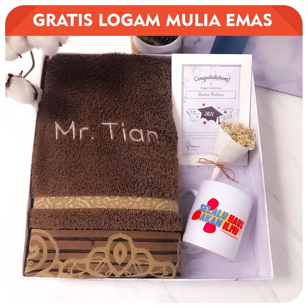 

PALING MURAH [TANPA PO] Paket Arunika Hampers Handuk Mandi - kado custom, handuk custom, kado wisuda, kado wedding, hampers handuk, handuk mandi