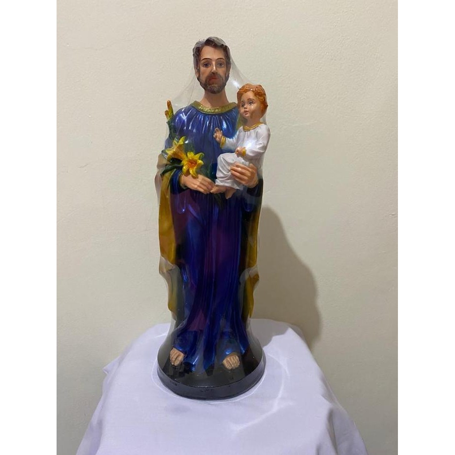 Patung Santo Yosef Gendong Yesus - 40 cm