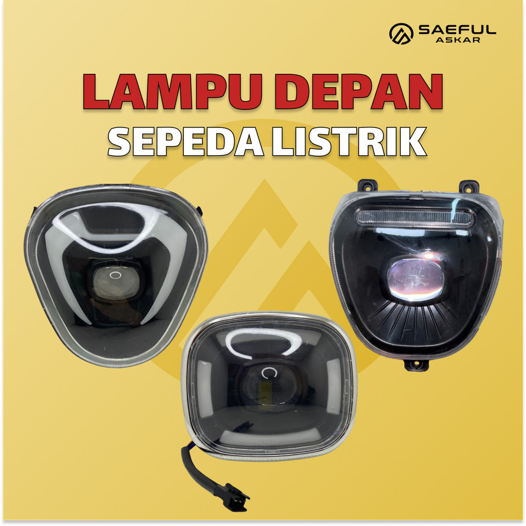 Lampu Depan Sepeda Listrik