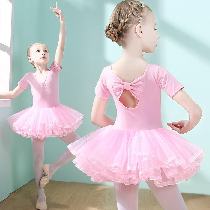 Baju Balet Anak Perempuan / Ballet Dress Anak Import / Leotard Rok Tutu Balet / Baju Balet Kostum Pr