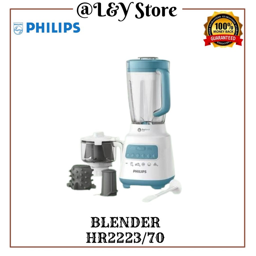 ￼Blender Philips HR2223/70 HR 2223 /70 2223/70 Sambel Maker Plastik + Chooper daging + Kupas bawang