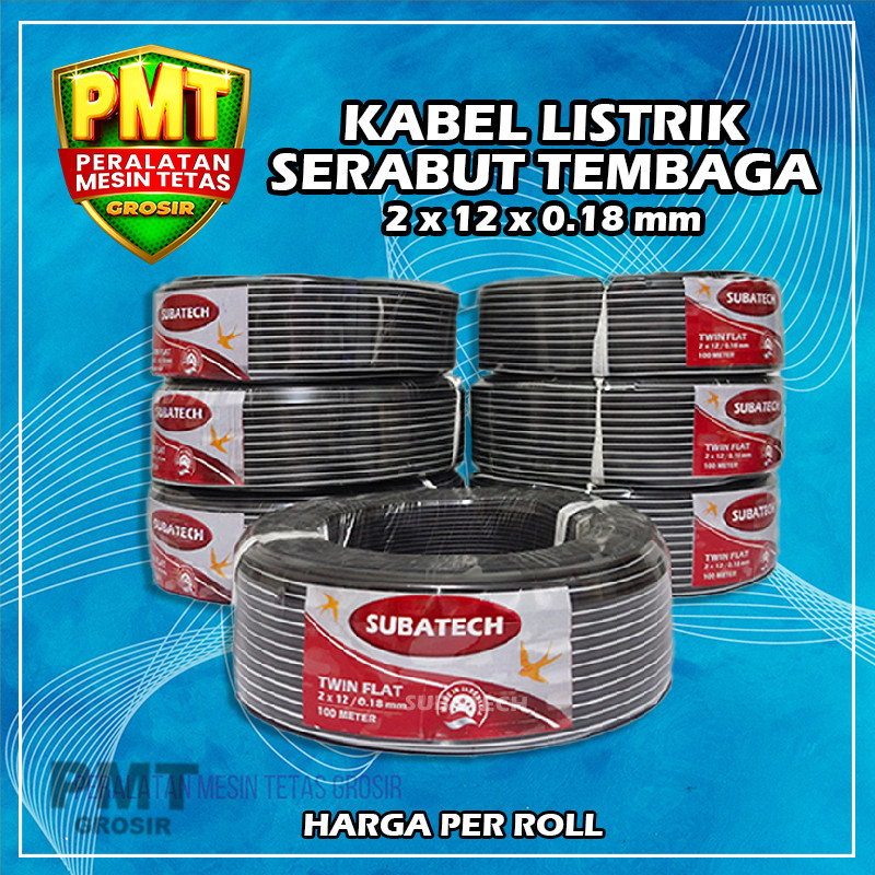 Kabel Listrik Serabut Tembaga Per Roll 100 meter