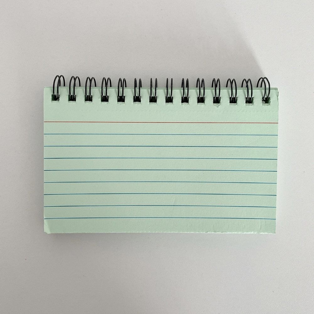 

Portable Notepad Creative Tearable Horizontal Line Journal Diary Planner Pocket Index Card Students