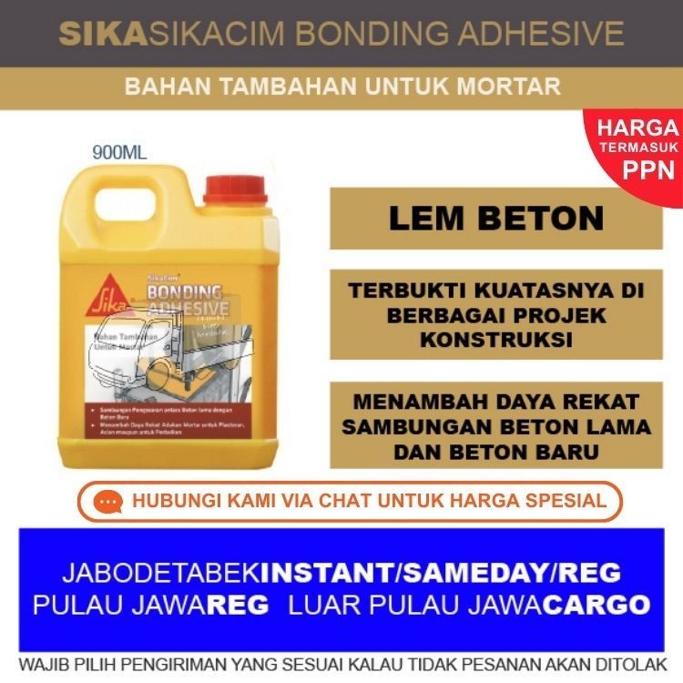 Sikacim Bonding Adhesive Bonding Agent Lem Beton 900ml