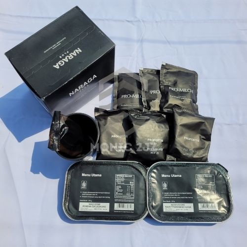 

PROMO ransum eceran nasi saja atau satu box naraga plus TNI