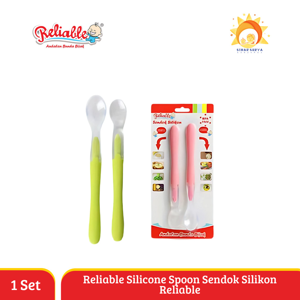 Reliable Silicone Spoon RFS 5507/ Sendok Silikon Reliable/ Sendok Bayi Silikon