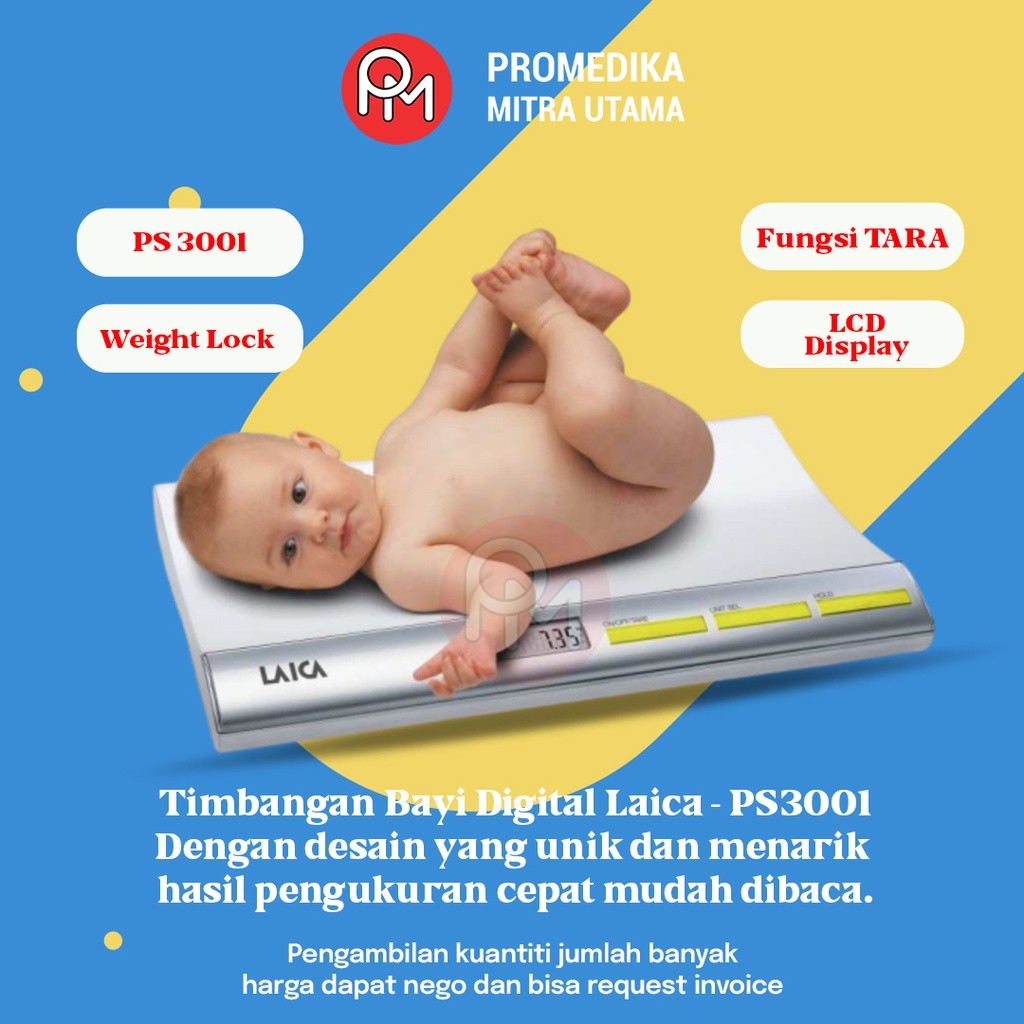 Timbangan Bayi Digital Laica