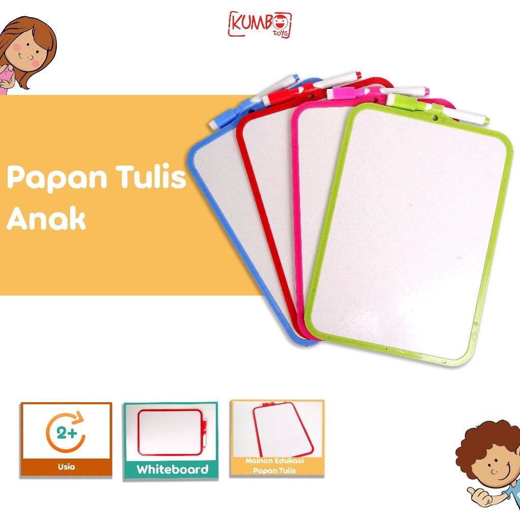 

JAMIN MURAH !!!Mainan Edukasi Papan Tulis Kecil Anak Whiteboard Mini Wipe and Clean(BISA LANGSUNG ORDER)