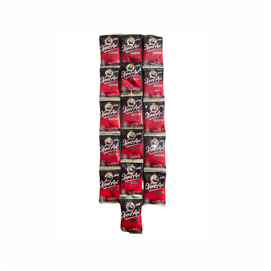 

Nikmati Kopi Berkualitas!! Kopi Kapal Api Spesial 1 Renceng 10 Sachet 6g