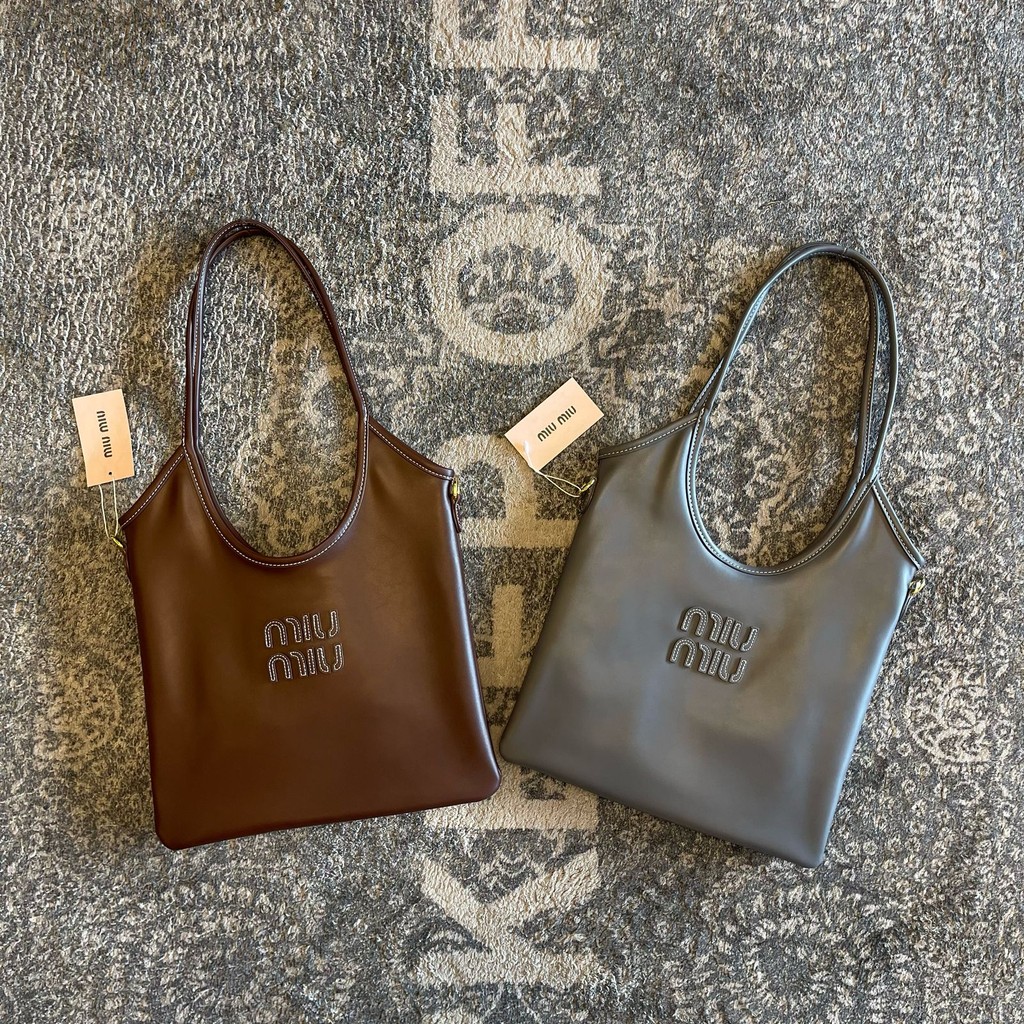 Women Bag MiuMiu Tote Ivy Calfskin