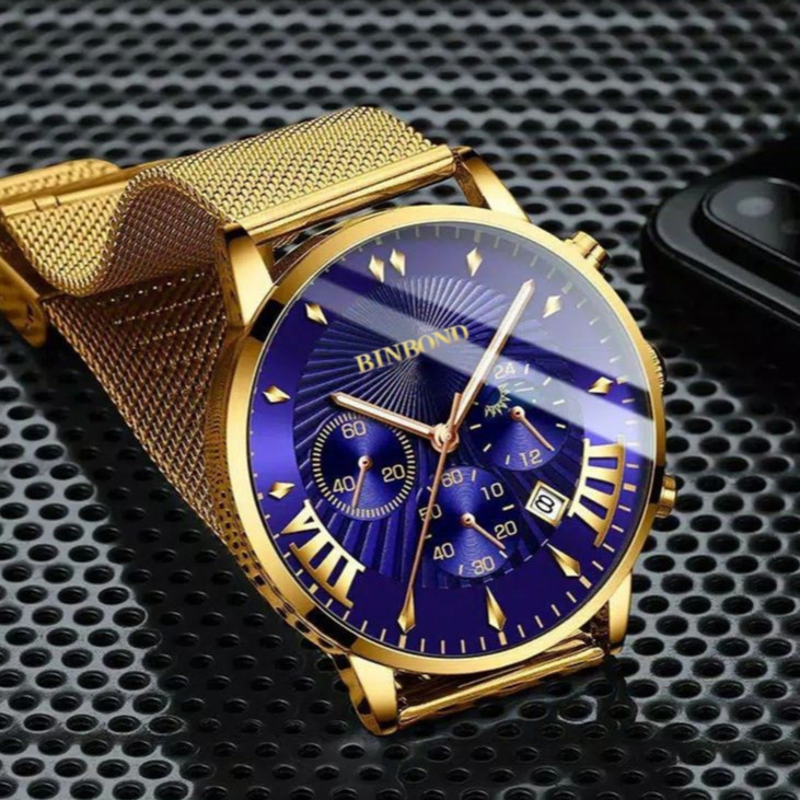 COD Jam Tangan Pria JP-07 CRNAIRA Original NEW 2025 Strap Rantai Stainless Steel Water Resistance An