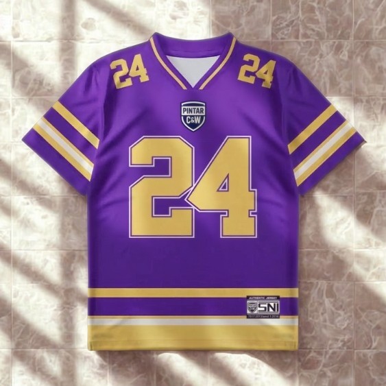 JERSEY ORI Number Series 24 Jersey Dryfit / milano / Jersey / Streetwear / Oversize / Music / Boxy F