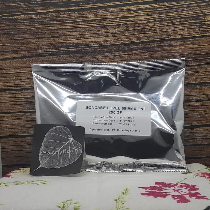 

Bon Cabe Level 50 Max End dengan Kemasan Ekonomis 200 gr Terlaris