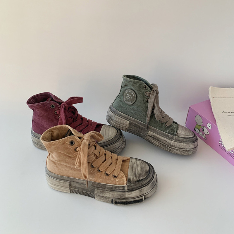 Espadrille Shoes Clogs Platform 2025 Fashion Women's New Summer Creepers Retro Modis Canvas Fabric R