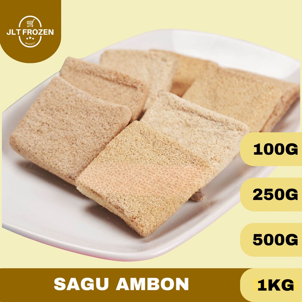 

Sagu Ambon / Sagu Lempeng / Cemilan Manis Kemasan Repack 250G / 100G