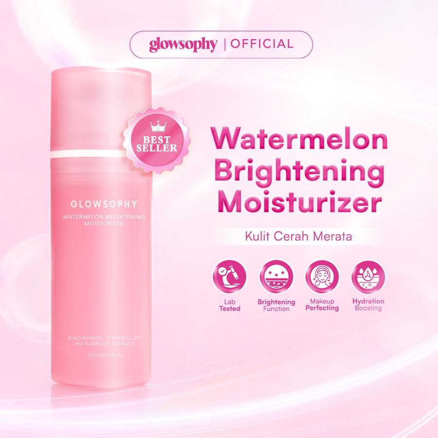 AG - Glowsophy Watermelon Brightening Moisturizer Skin Barrier Niacinamide [100ml]/  Gel Day and Nig
