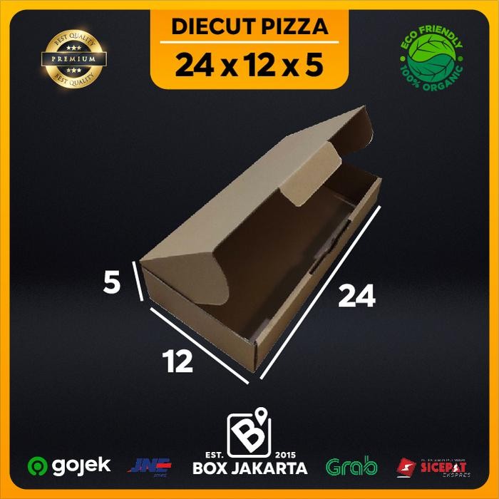 

KARDUS uk 24x12x5 CM Diecut Pizza Corrugated Packaging Box