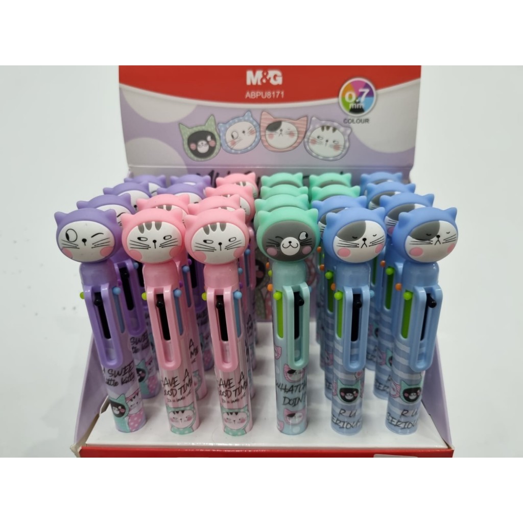 

Pulpen M&G 6 Warna 0.7 So Many Cats