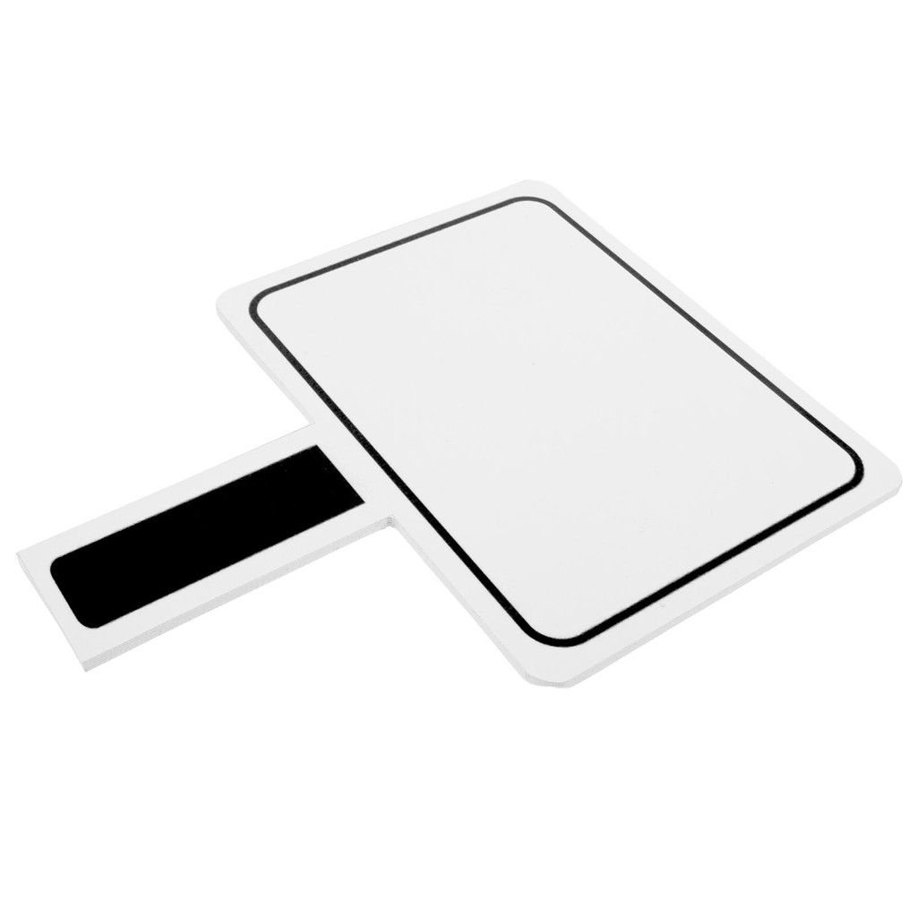 

Dry Erase H held Whiteboard Double Sided Rewritable PVC Lightweight Classroom Student Use Plastic Whiteboards Testing