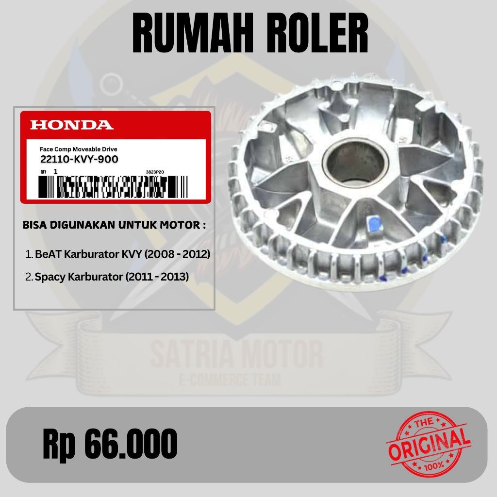 Rumah Roler Honda BeAT Karbu Original AHM