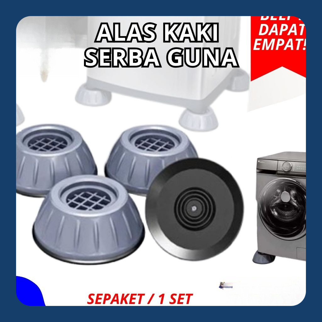 Alas Kaki Mesin Cuci / Alas Kaki Kulkas / Alas Kaki Universal / Alas Kaki Anti Slip / Alas Kaki Anti