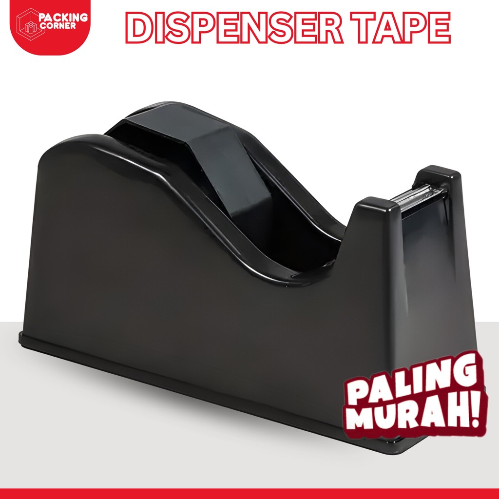 

Tape Dispenser Alat Potong Isolasi 1 inch Tempat Solatip Duduk Besar