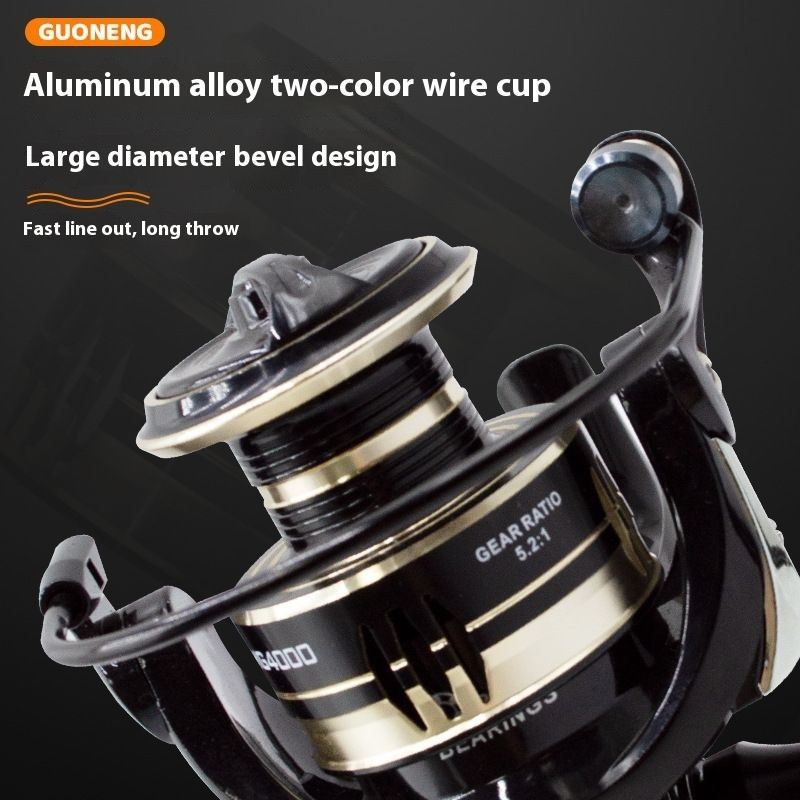 CUCI GUDANG COD Asli Besi Fishing Reel MG1000-7000 MAX Drag 10kg Spinning Casting Rod Reel, Mesin