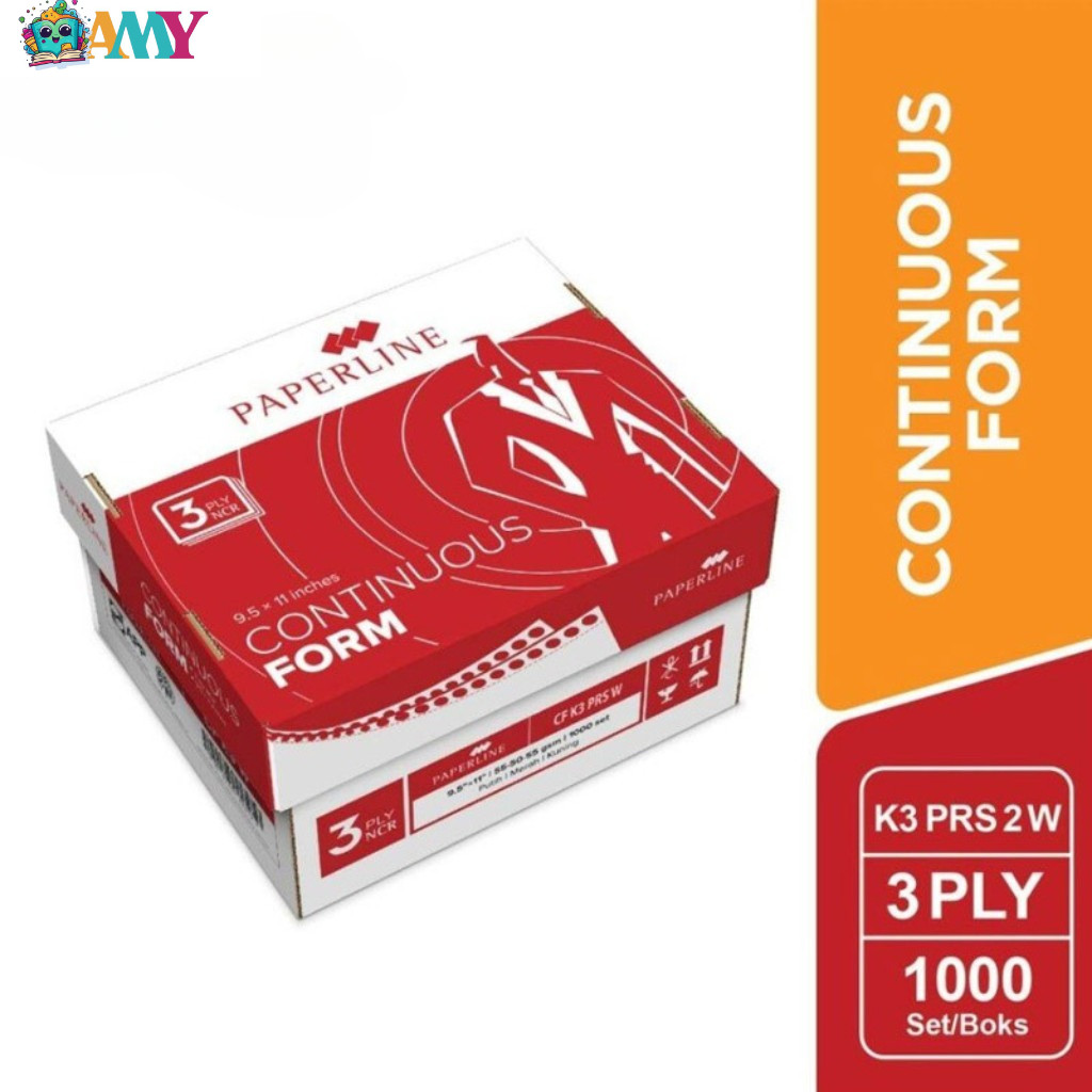 

PPL CONTINUOUS FORM PRS K 3PLY AMY STASIONARY