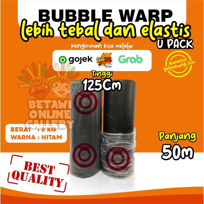 

Promo Bubble Wrap Murah Upack / Bubble Wrap 3KG Hitam dan Putih - Hitam 3KG Terlaris