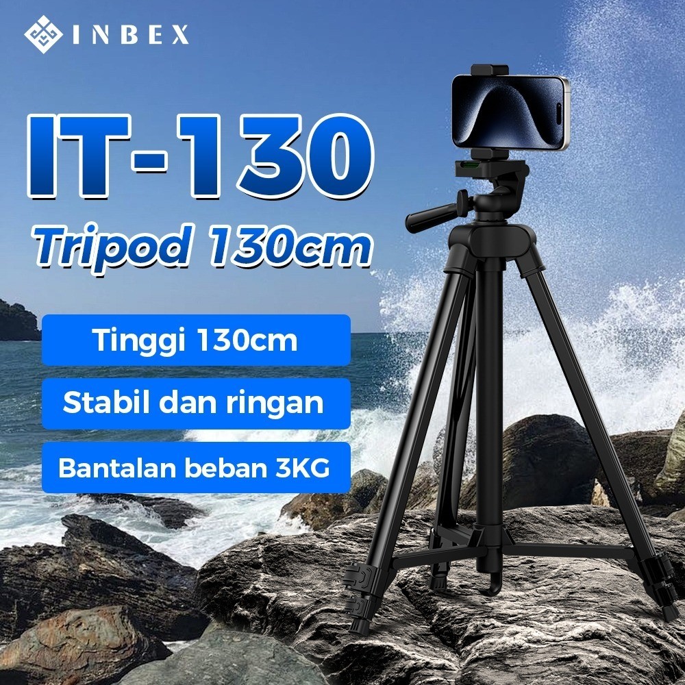 INBEX IT130 Tripod Kamera 130cm Profesional Tripod Kamera/DSLR/Video Camcorder+Bluetooth Remote / Tr