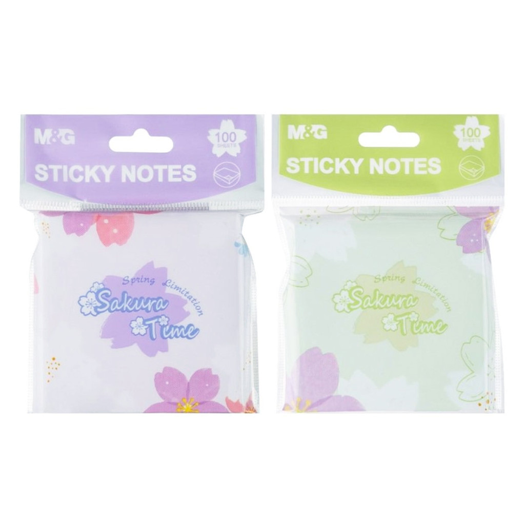 

Sticky Note Sakura Time Memo Tempel Colorfull M&G AS33U156 76X76 Memo 100 Sheets