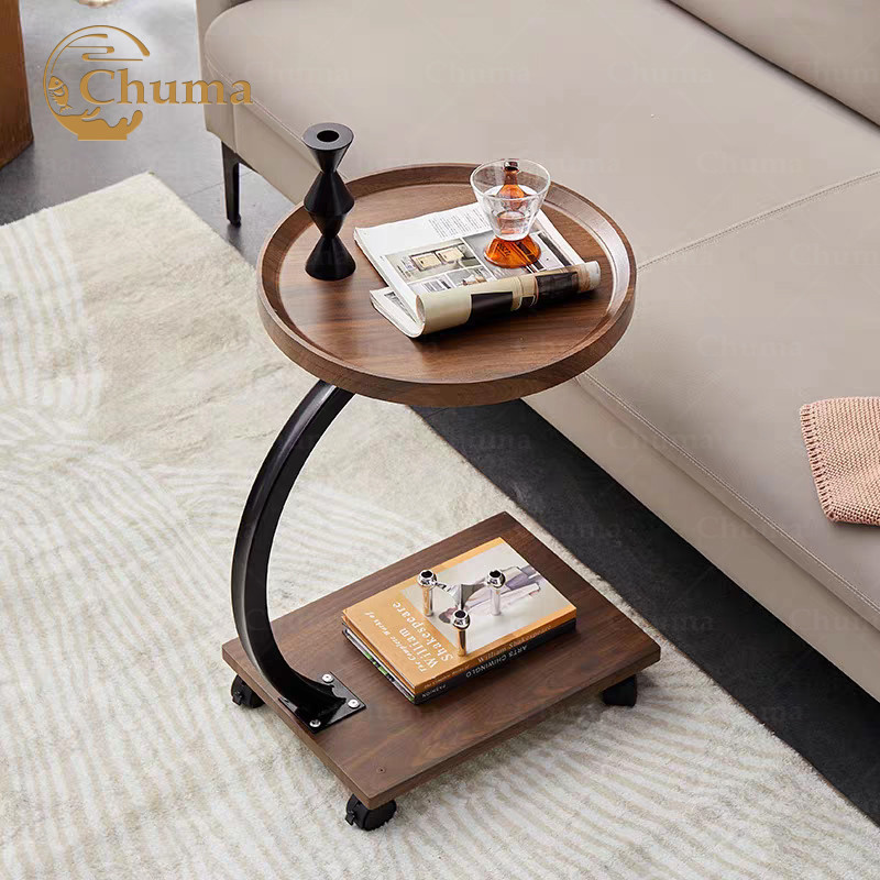 Bedside meja Bulat/Persegi samping meja nakas meja samping minimalis meja kamar tidur cubic meja kom