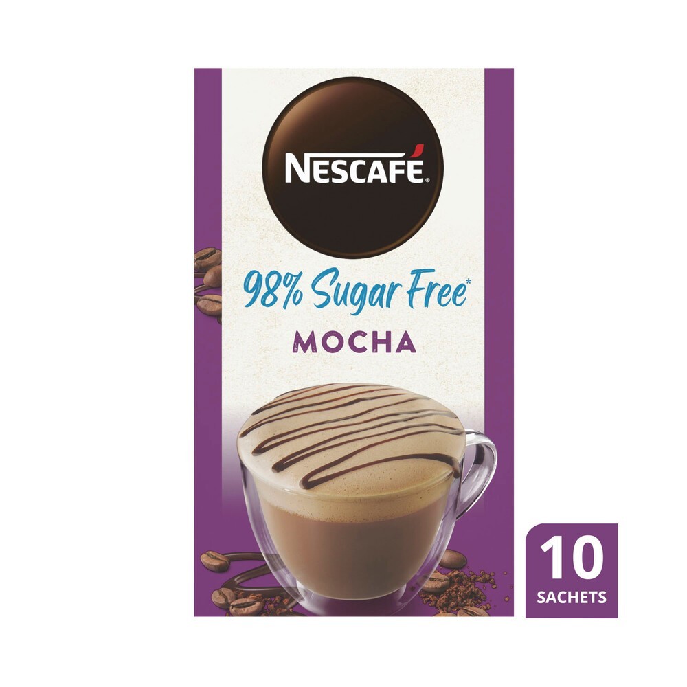 

Nescafe 98% SF Mocha Coffee Sachets | 10 pack