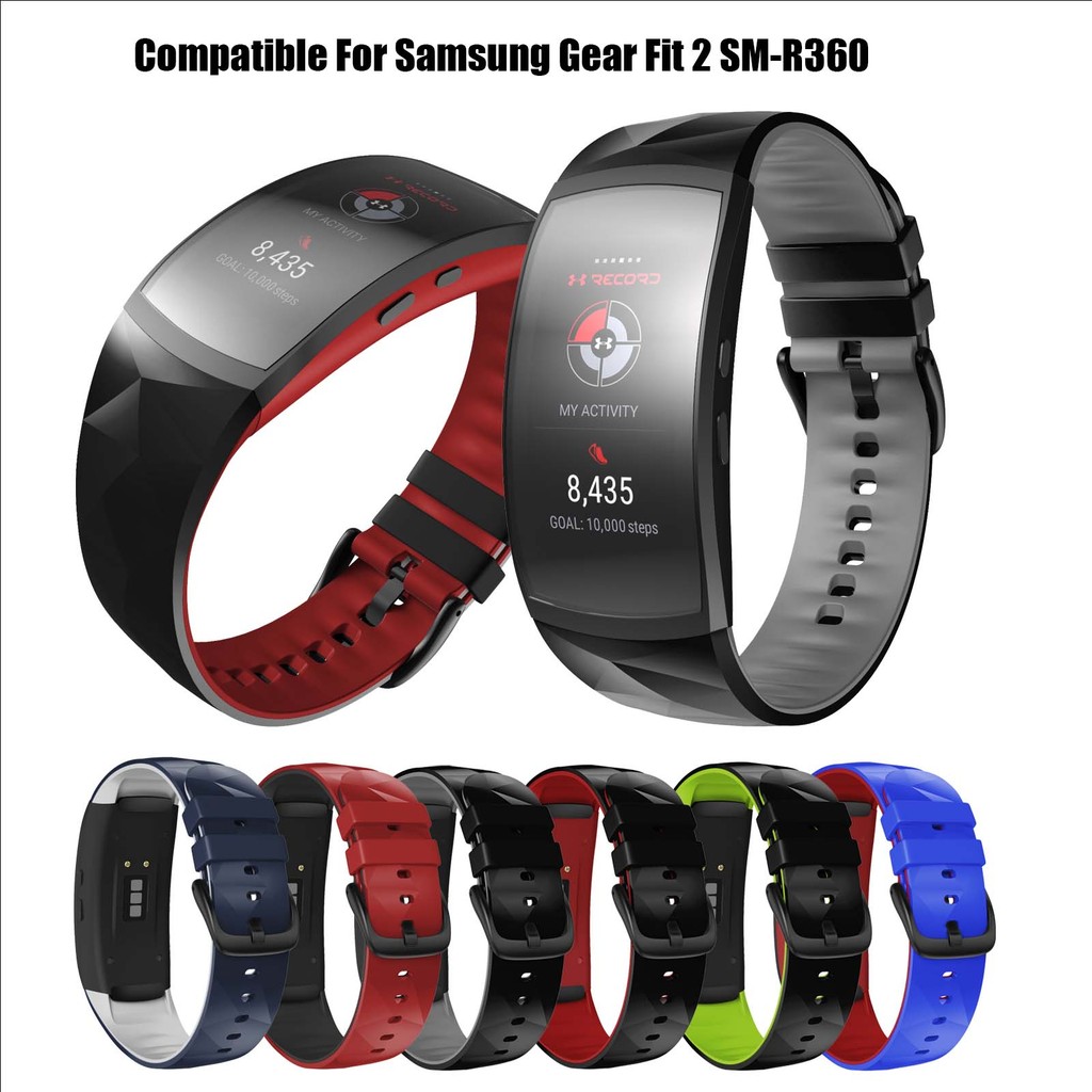 NUOTUO Watch Band For Samsung Gear Fit2 Pro L/S Strap Silicone Watchband For Gear Fit 2 SM-R360/R365