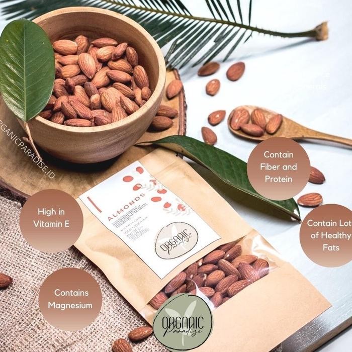 

Sale Kacang Almond Panggang 1 Kg / Roasted Almond USA 1 Kg Organic Paradise - ORIGINAL Happy Shopping