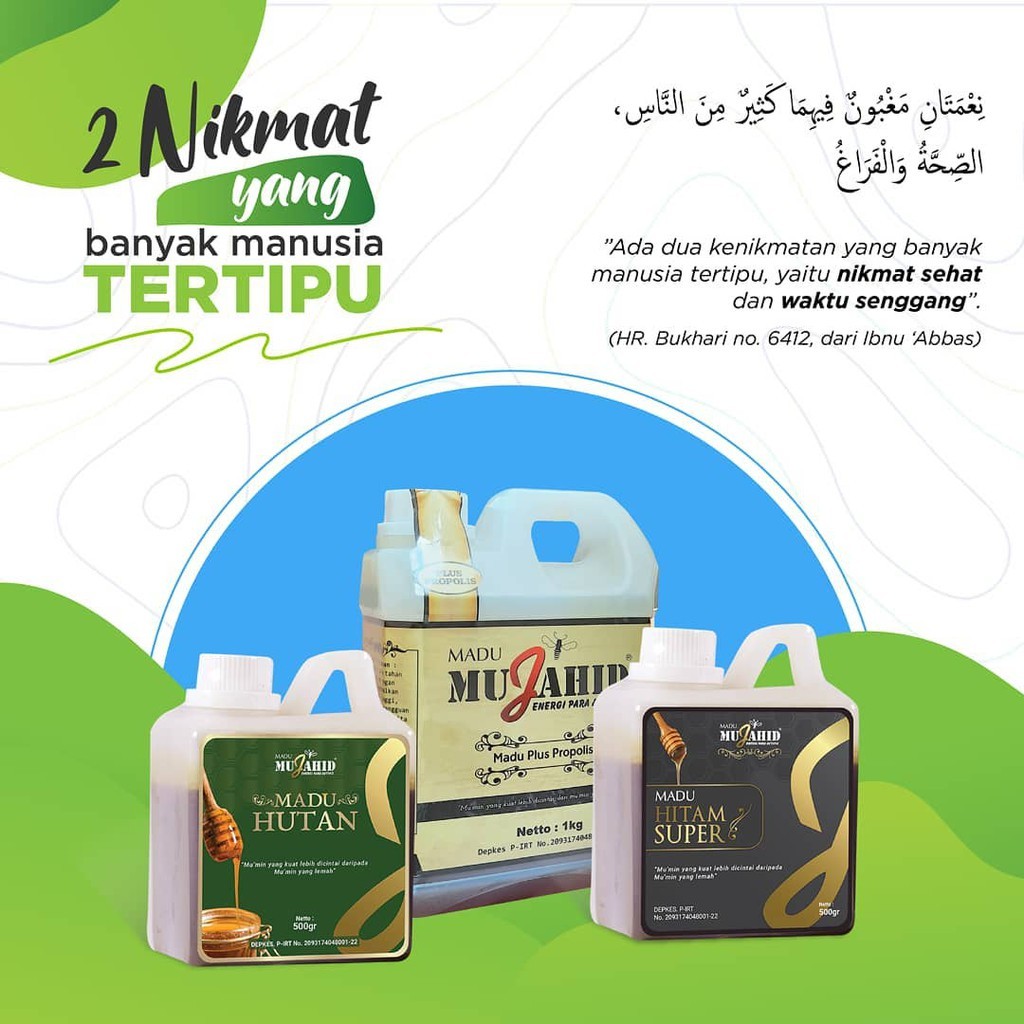 

NEW Madu Hutan Mujahid 500gr | Madu Enak Manis / Madu Manis Super PREMIUM