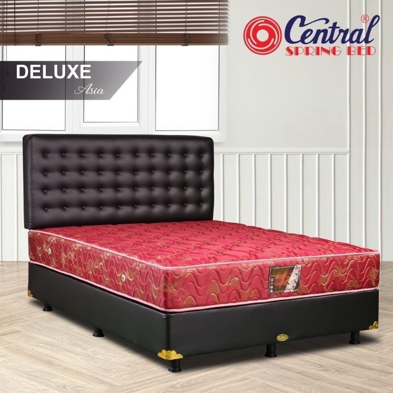 1 SET (KASUR + DIVAN) Springbed Central Deluxe Zest 90 100 120 160 180 200 / Kasur Central Deluxe / 