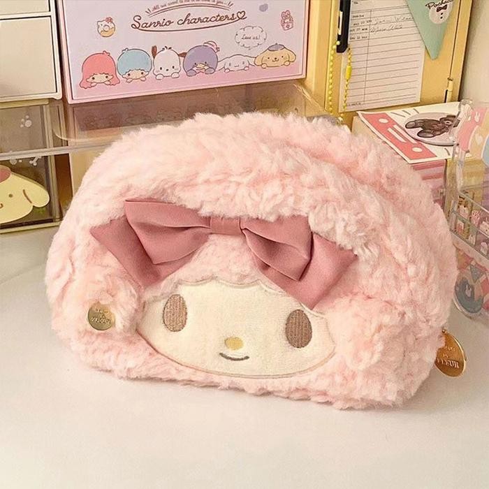 

[Promo] Kawaii Pink Pencil Case Large capacity Cute Pen Bag Student School Pencil Bags for Girl Study Stationery School Supplies - Piano