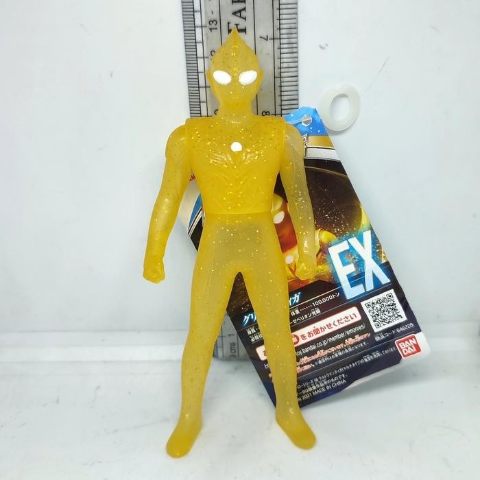 KYKY Sofvi Vinyl Figure 5.5' UHS Ultraman Tiga Glitter Version Ori Bandai