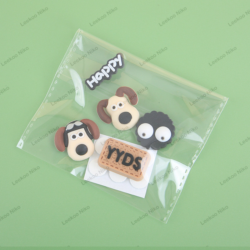 

3D Puppy Cartoon Soft Plastic Diy Accessories Shoe Sticker Hole Mobile Phone Case Shoe Sticker