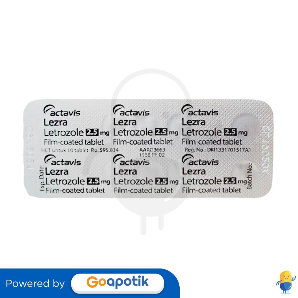Lezra 2,5 Mg Strip 10 Tablet