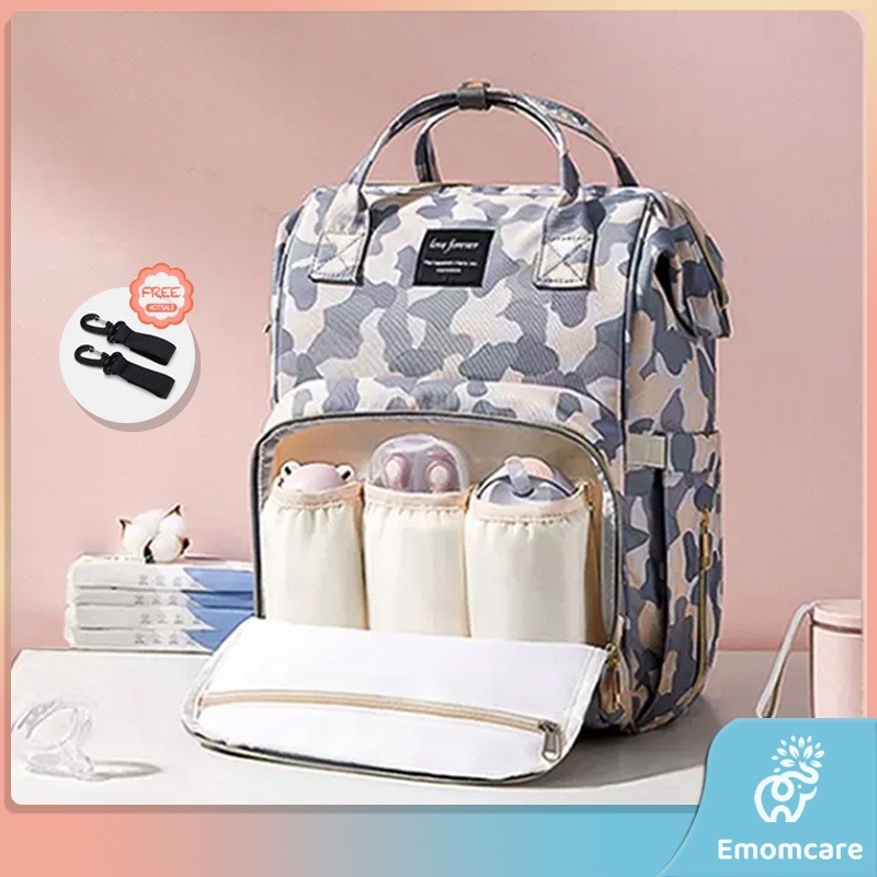 

Tas Bayi Multifungsi Baby Diapers Bag Perawatan Tas Perlengkapan Ransel Backpack